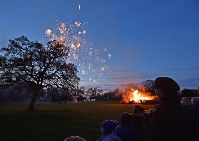 The Beacon Lighting for the 2012 Jubilee event at Scrivelsby.