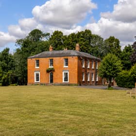 The front of the home.