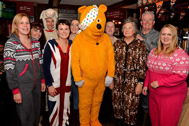 Members of Horncastle’s Treetops Nursery holding a rock and roll bingo fundraiser, partly in aid of Children in Need.
