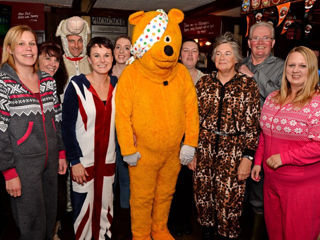 Members of Horncastle’s Treetops Nursery holding a rock and roll bingo fundraiser, partly in aid of Children in Need.