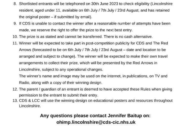 Community Dental Services and Lincolnshire County Council’s Public Health team’s poster competition.