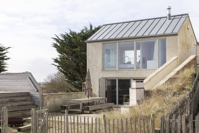 The beachfront property in Anderby Creek.