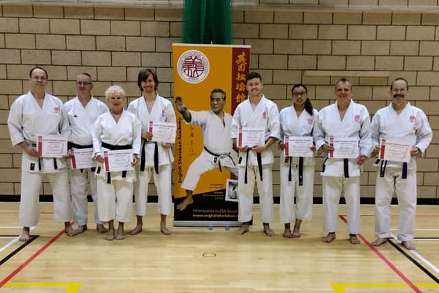 The successful members of the Tamae East Coast Shotokan karate dojo. Photo submitted.