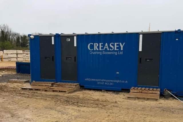 The welfare unit. Photo Hughes Craven Ltd