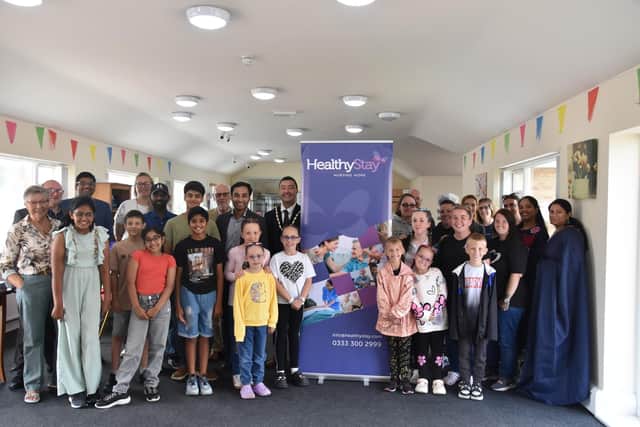 The opening ceremony of the new HealthyStay day centre  in Lincoln Road, Skegness. Photo: Barry Robinson.