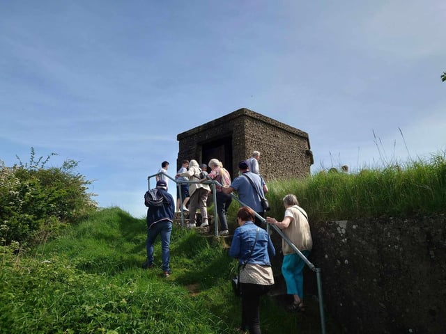 Exploring the coastal surroundings of the museum.