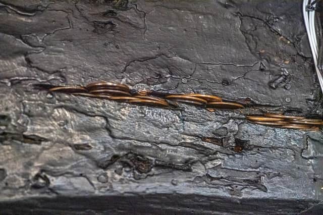 The Dambusters left coins in the ceiling to buy themselves a pint on their return.