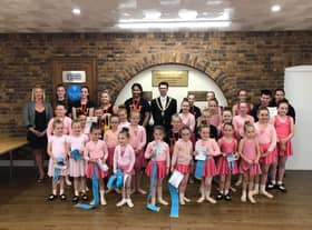 Pupils celebrating at the Pirouette School of Dance.