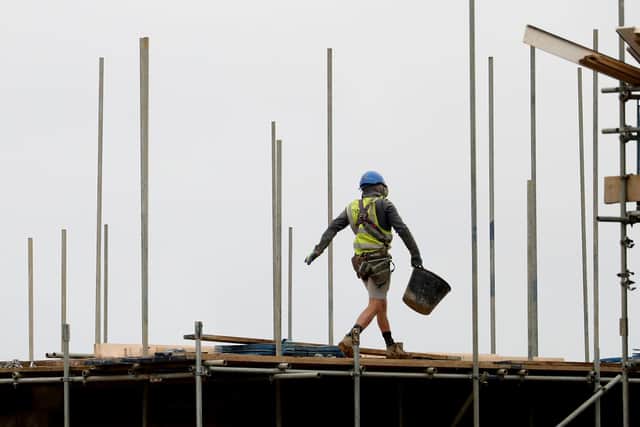 New houses being constructed on the Chilmington development in Ashford, Kent. PA Photo. Picture date: Monday January 13, 2020. Photo credit should read: Gareth Fuller/PA Wire