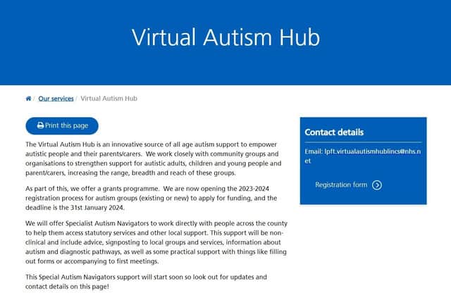 Head to the virtual autism hub for help and advice.