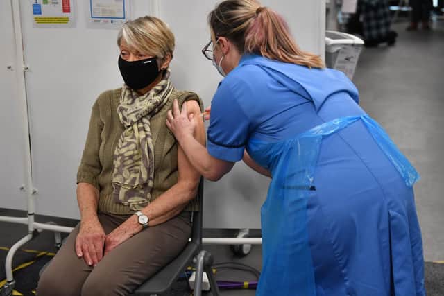 The UK aims to vaccinate 15 million people by mid-February. (Photo by Jacob King - WPA Pool/Getty Images)