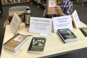 Andy Reynolds spoke at Boston Library about how to set up DIY solar and wind energy for your home.