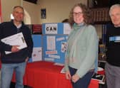 Tim Grigg, Jill Thwaites and Les Parker of Sleaford Climate Action Network at a recent event.
