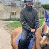 Molly Harris and her horse Princess.