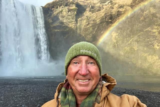 A selfie Lincolnshire-born treasure hunter Gary Drayton took on one of his many adventures.