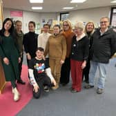 Elliott Lyon is given a good send off by his students at Louth Library