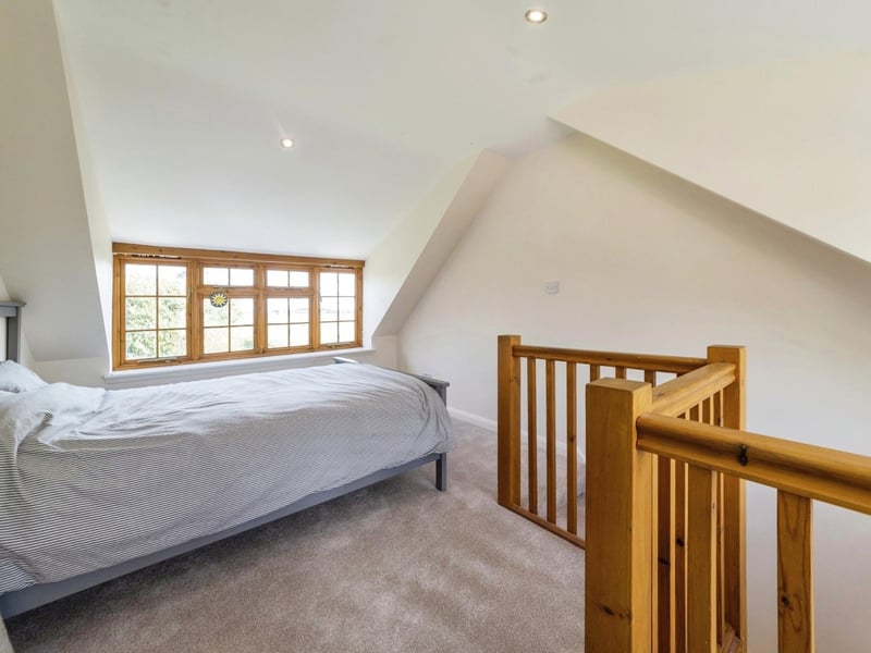 The bedroom in the annexe.