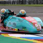 Todd Ellis and Emmanuelle Clement in action at Thruxton. Photo by Dave Yeomans.