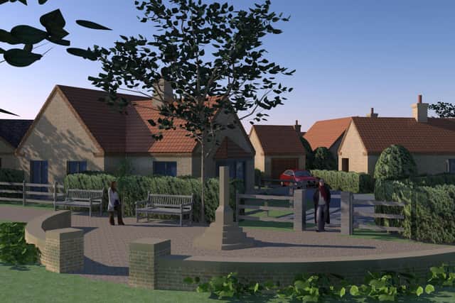 An impression of how the retirement village would look.