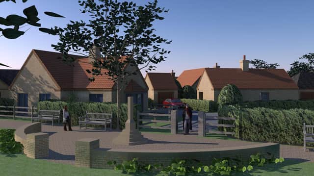 An impression of how the retirement village would look.