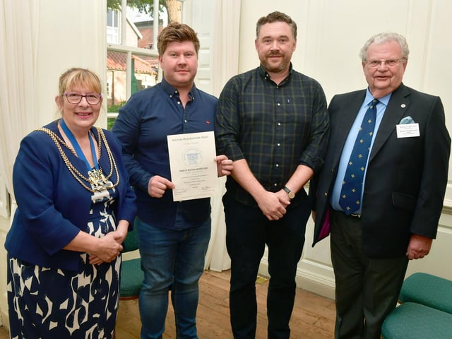 Lee Revell-Wiseman and Daniel Revell-Wiseman of The Green House Coffee Shop, in Church Street, joint fifth in the awards.