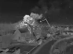 A still from the Lincolnshire Police video.