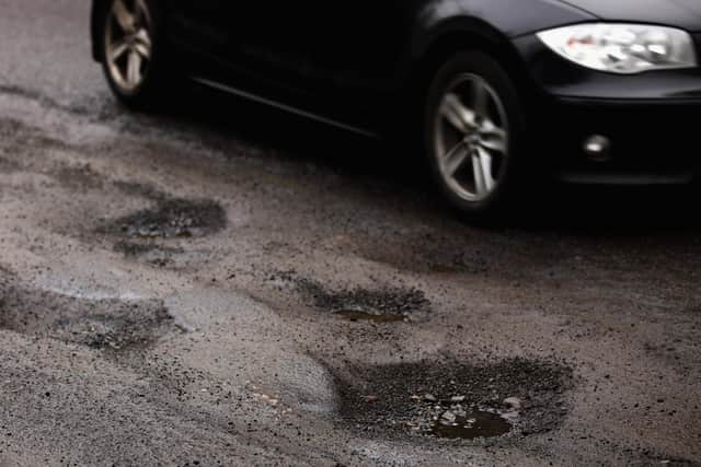 Potholes are the scourge of motorists across Lincolnshire. (PHOTO BY: Jeff J Mitchell/Getty Images)