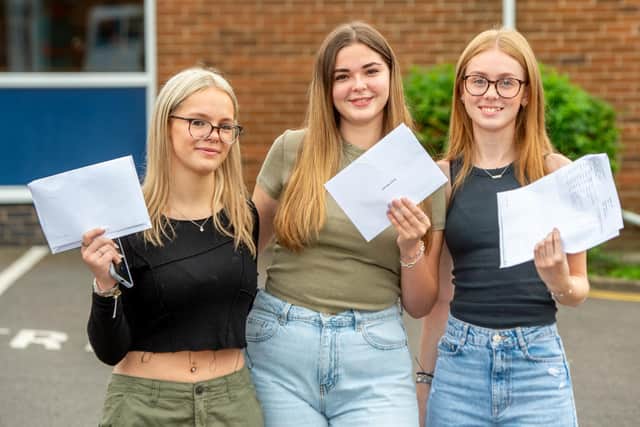 Louth Academy students Ella Hitchinson, Imogen Mamwell and Olivia Taylor. Photos: John Aron Photography