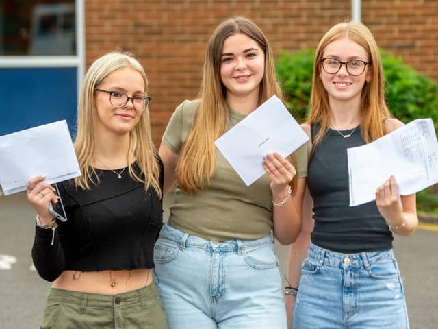 Louth Academy students Ella Hitchinson, Imogen Mamwell and Olivia Taylor. Photos: John Aron Photography