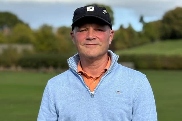 Golfer David Tuscarny, who launches his 1,000-course challenge for charity on New Year's Day at Woodhall Spa.