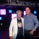 Elvis Presley's cousin, Wayne Mann, and Nick Pacey