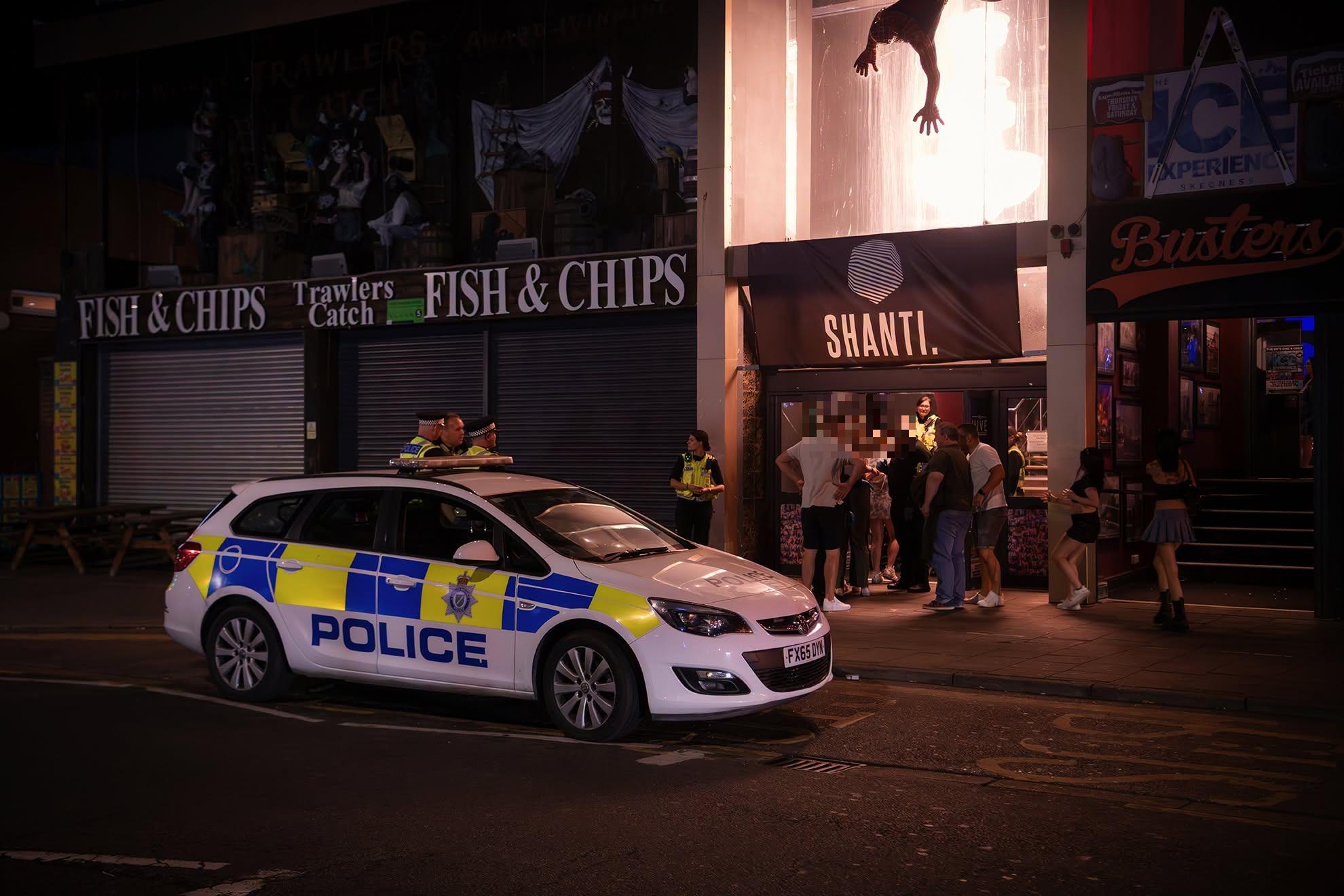 Police conduct drugs swabbing checks on 165 revellers entering nightclub ...