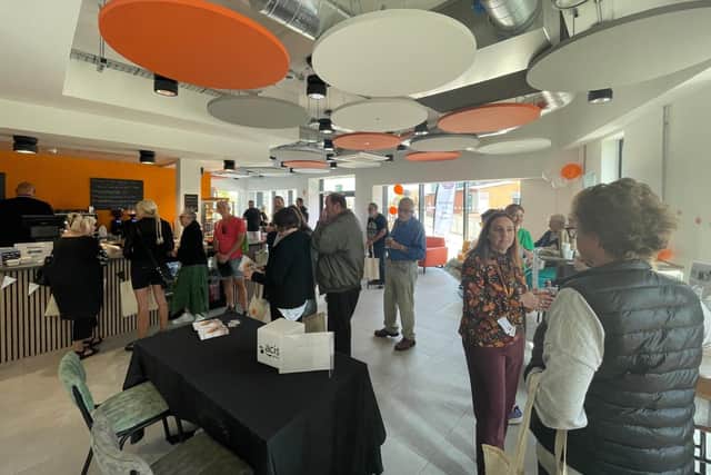 Over 400 people visited the facility during the day.