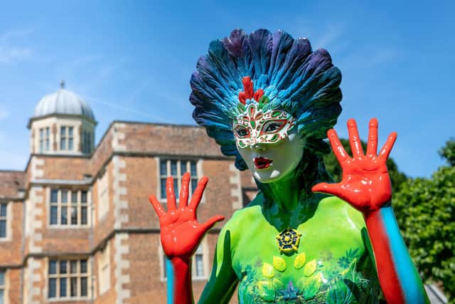 Sculpture at Doddington Hall