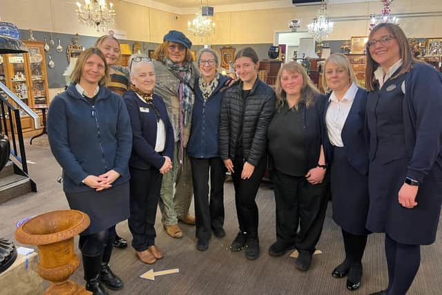 Johnny Depp surprised staff at Hemswell Antiques Centre