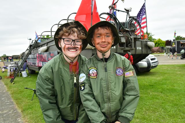 Fletcher Hoyes, 10, and Oakley Trapmore, 9, of Horncastle.