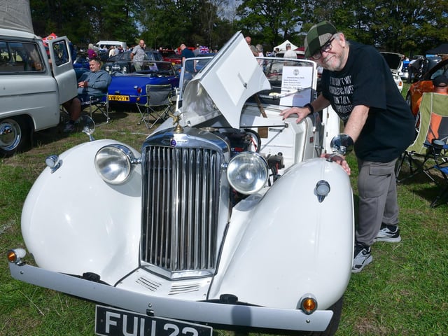 Paul Cocks of Heckington with his 1939 Sunbeam Talbot 10 Tourer