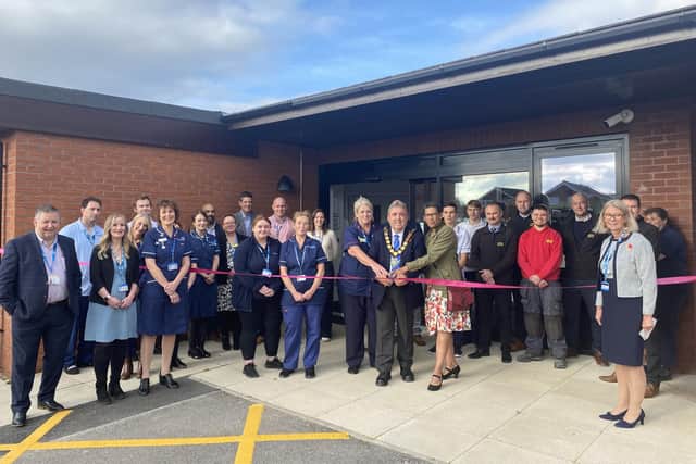 The official opening of the new £4.5 million Scotter Ward at John Coupland Hospital in Gainsborough