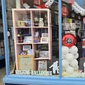 Fletcher & Hughes's window display. Photo: Horncastle & District Royal British Legion