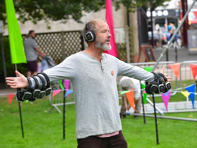 There were no complaints from the locals at the Silent Disco in Tower Gardens