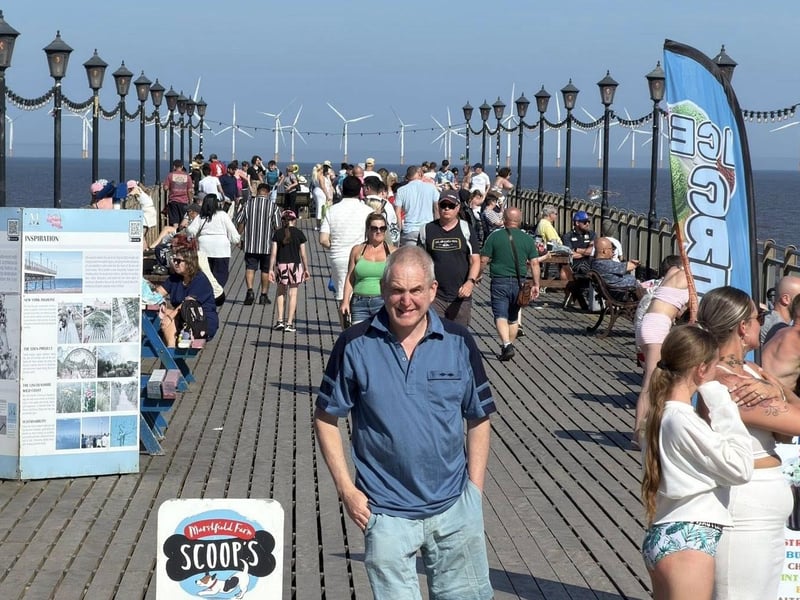 Bank Holiday weekend on Skegness beach
