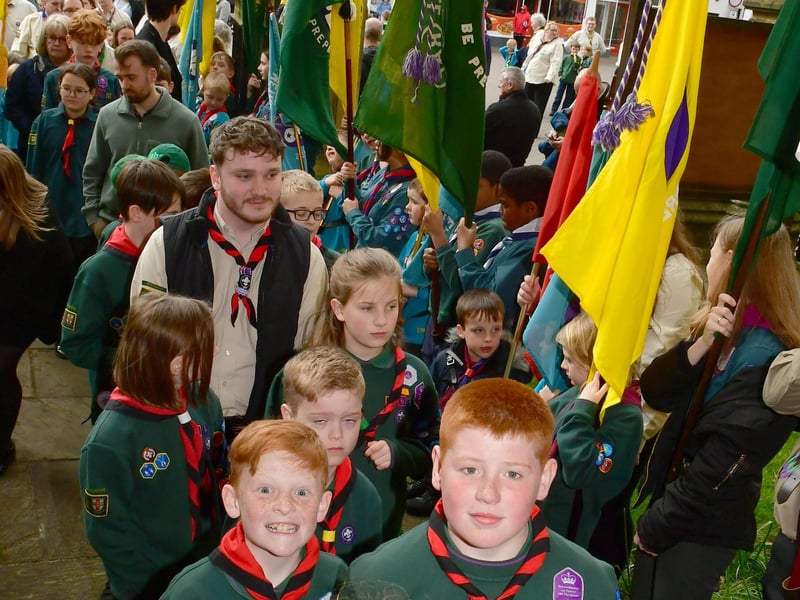 St George's Day parade in Sleaford.