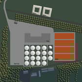 Layout of the propsed plant.