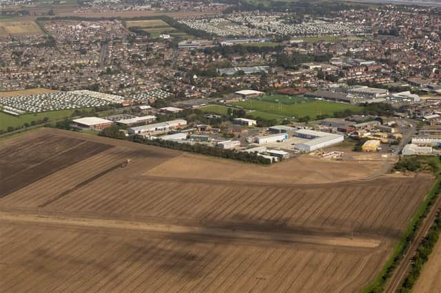 An aerial view of Skegness Business Park. Photo: LCC / 360photosurvey.com
