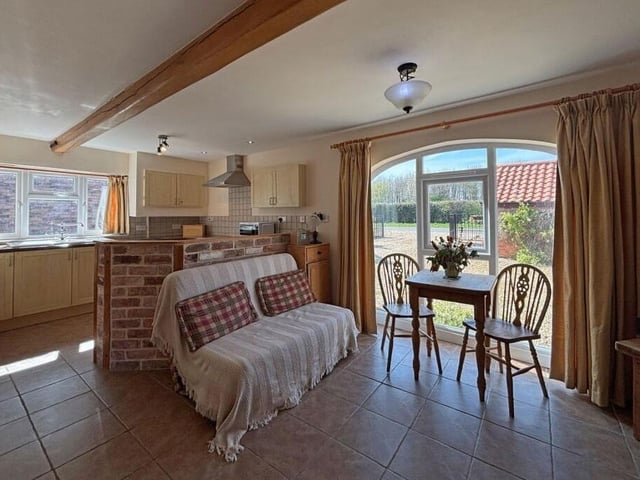 Inside the annexe.