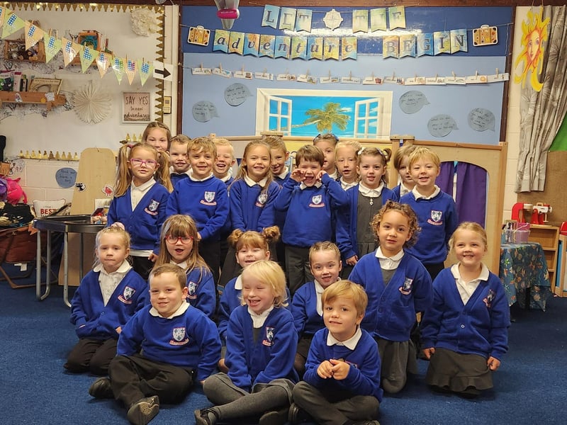 North Somercotes C of E Primary School's Reception class.