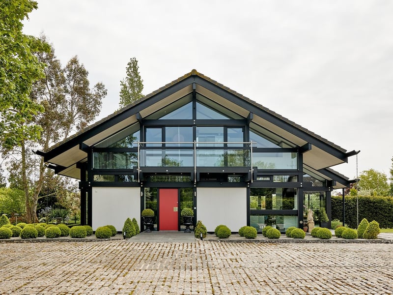 The front of the home in Aisby, Grantham.