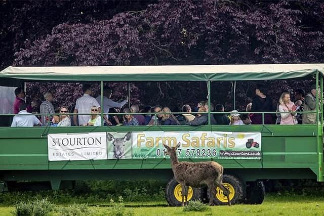 'Farm safaris' will be among the attractions at the food and drink fayre at Stourton Woods next month.
