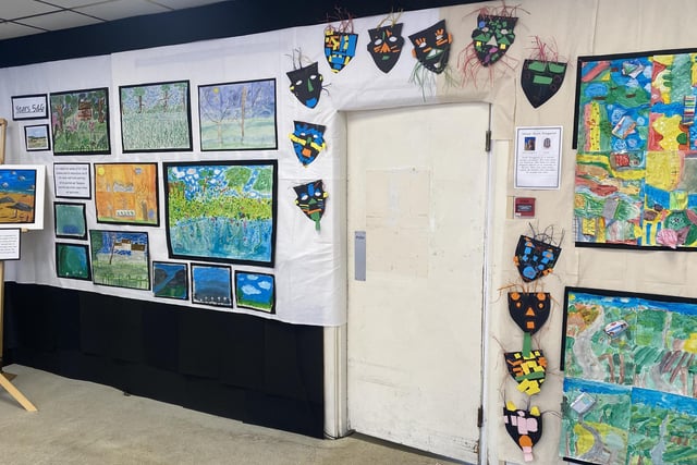 Skegness Infant and Junior Academies' first Community Art Exhibition.