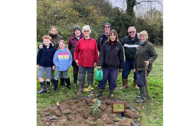 Planting a tree to honour Her Late Majesty Queen Elizabeth II